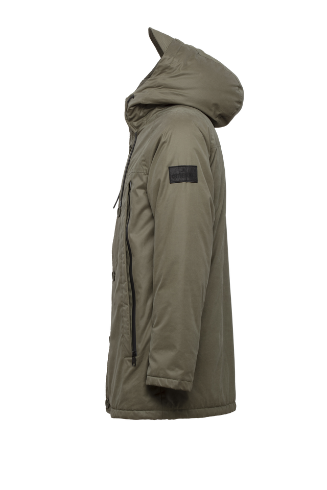 Micro m utility 2025 lens parka long jacket